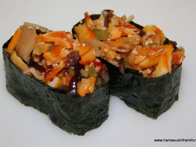 Tintenfisch Salat Gunkan